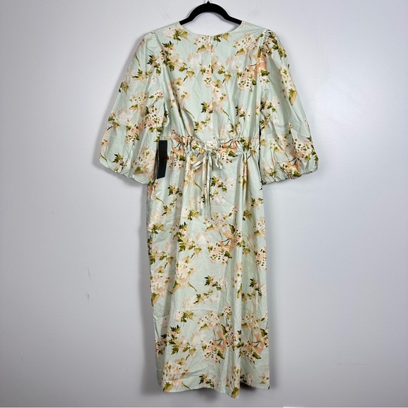 TUCKERNUCK Aqua Watercolor Marlena Dress LARGE - Picture 11 of 14